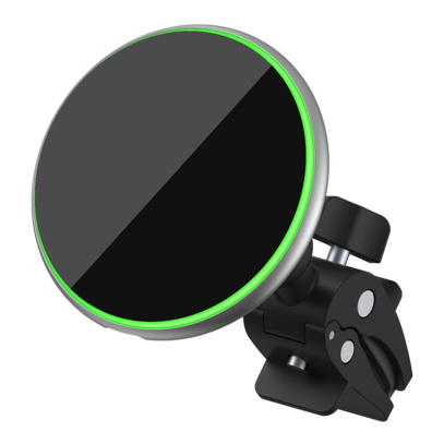 Магнитный держатель c зарядкой WiWU LIBERATOR 15W (CH-308) Черный