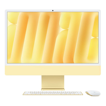 Apple iMac 24" (M4 8C CPU, 8C GPU, 2024) Retina 4,5K, 16Gb, 256Gb SSD (MWUD3) Yellow, желтый