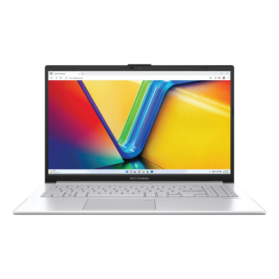 Ноутбук ASUS VivoBook Go 15 (E1504FA-BQ154W) AMD Ryzen 3 7320U/8Gb/256Gb SSD/15.6" FullHD/Win11 Cool Silver, серебристый
