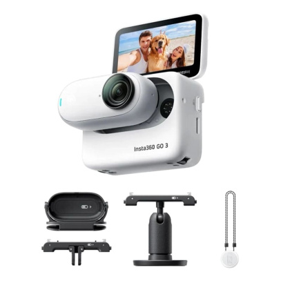 Экшн-камера Insta 360 GO 3 64Gb (Action Kit) Whіte, белый