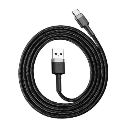 USB кабель Baseus Cafule Cable разъем Type-C (CATKLF-BG1) Черный