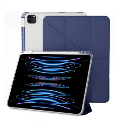 Чехол книжка для iPad Pro 13" M4 Gurdini Origami Case Темно Синий