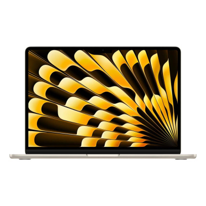 Apple MacBook Air 13" (M3, 8C CPU, 8C GPU, 2024) 16/256Gb SSD (MC8J4) Starlight, «сияющая звезда»