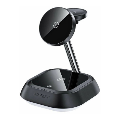 Беспроводное зарядное устройство AceFast Wireless Charger Desktop Holder (E16) Black, черный