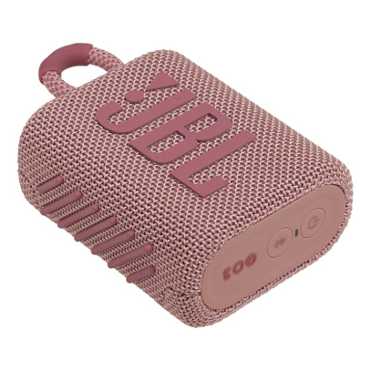 Портативная колонка JBL Go 3 Pink, розовый