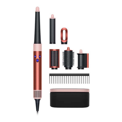 Стайлер Dyson AirWrap Complete Long HS08 (CN/HK) Straight+Wavy, Strawberry Bronze/Blush Pink, бронзовый/розовый Стайлер Dyson AirWrap Complete Long HS08 (CN/HK) Straight+Wavy, Strawberry Bronze/Blush Pink, бронзовый/розовый