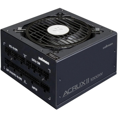 Блок питания Zalman (ZM1000-ARX2) Platinum, 1000 Вт Чёрный