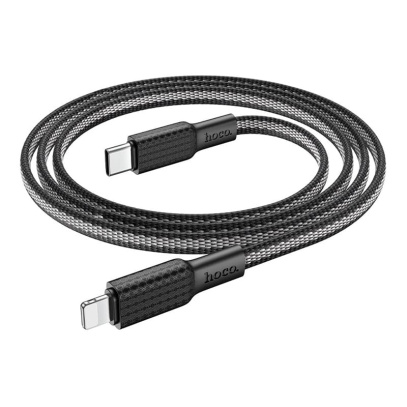 Кабель hoco. Type-C – Type-C “Jaeger” PD (X69) Черно-белый