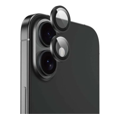 Защитное стекло для камеры iPhone 16/16 Plus SUPGLASS Anti Glare Camera lens glass (XC-31) Black