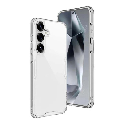 Чехол для Samsung Galaxy S25 Plus с защитой камер Прозрачный