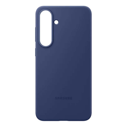 Чехол для Samsung Galaxy S25 Silicone Case c MagSafe Blue, синий