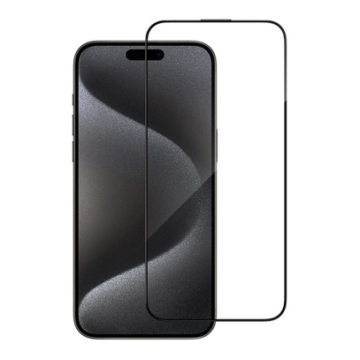 Защитное стекло для iPhone 15 Pro Max BLUEO Corning Gorilla USA Anti-Static +installer Черный