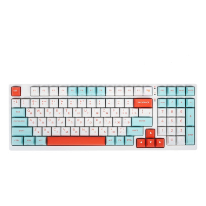 Клавиатура A4Tech Fstyler FS300, USB for gamer LED Panda Snorklening Механическая Белый