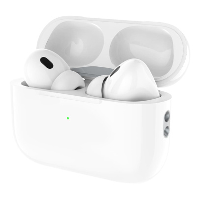 Беспроводные наушники с микрофоном Deppa Air Pro ANC, TWS, BT 5.2, 300 мАч, ANC, QI (44194) Белый