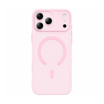 Чехол для iPhone 17 Pro Max с MagSafe Gurdini Slim Series Pink, розовый
