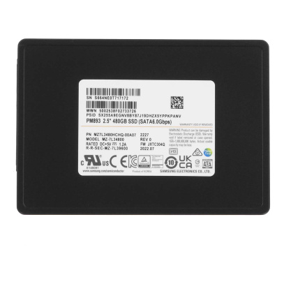 SSD накопитель Samsung PM893 480Gb 2.5" SATA III (TLC, OEM)