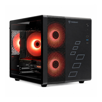 Игровой ПК Raskat Strike 520 (Strike520211501), AMD Ryzen 5 7500F, NVIDIA RTX 5060Ti 16Gb, 32Gb DDR5, 1Tb SSD, Чёрный