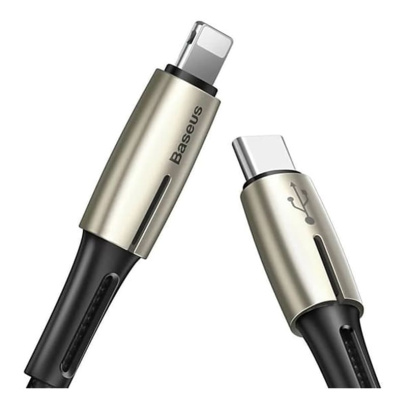 Кабель USB Type-C (m) – Lightning (m) Baseus Waterdrop PD, 18W, 1,3 м (CATLRD-01) Черный