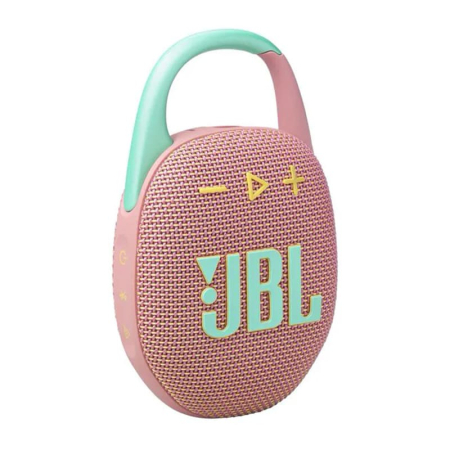 Портативная колонка JBL Clip 5 Pink, розовый Портативная колонка JBL Clip 5 Pink, розовый