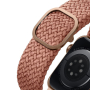 Ремешок для Apple Watch 41/40/38 мм UNIQ ASPEN Design strap Braided Citrus Pink, розовый