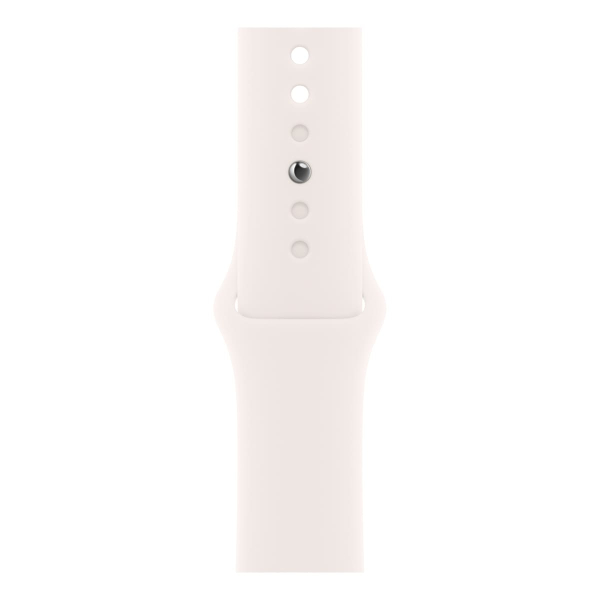 Apple Watch Series 10, 42 мм корпус из алюминия цвета «Rose Gold», ремешок Sport Band размера S/M цвета «Light Blush» Apple Watch Series 10, 42 мм корпус из алюминия цвета «Rose Gold», ремешок Sport Band размера S/M цвета «Light Blush»