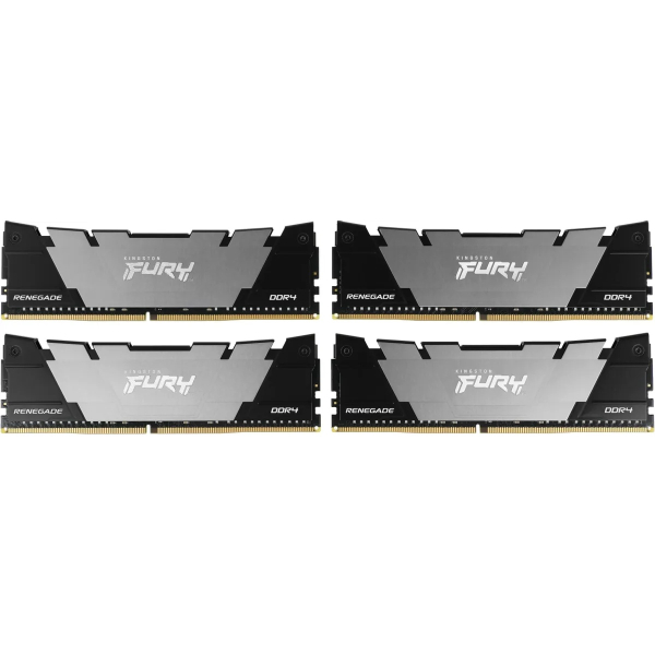Оперативная память Kingston Fury Renegade Black (KF432C16RB2K4/128) DDR4 128GB 3200MHz CL16 DIMM 4x32