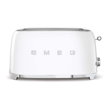 Тостер на 4 ломтика SMEG 50s style (TSF02WHEU) Белый Тостер на 4 ломтика SMEG 50s style (TSF02WHEU) Белый