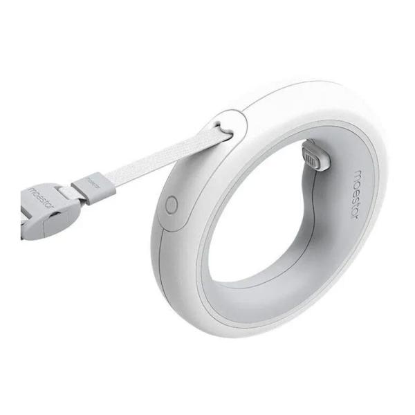 Поводок Xiaomi Moemaster UFO Retractable Leash 2 Plus, 3 м Серый