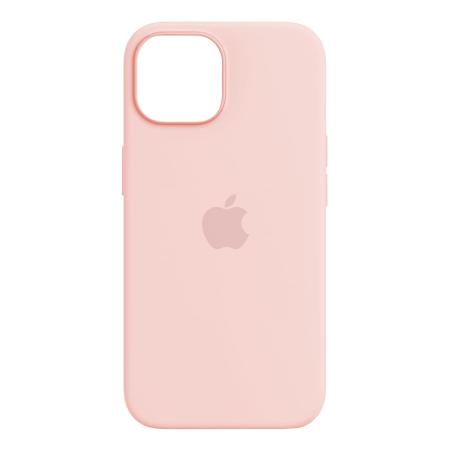 Чехол Silicone Case для Apple iPhone 15 с MagSafe Light Pink, светло-розовый Чехол Silicone Case для Apple iPhone 15 с MagSafe Light Pink, светло-розовый