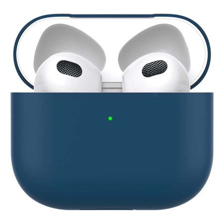 Силиконовый чехол для AirPods 3 Deppa Ultra Slim (47323) Синий Силиконовый чехол для AirPods 3 Deppa Ultra Slim (47323) Синий