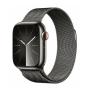 Apple Watch Series 9, 41 мм корпус из нержавеющей стали «Graphite», ремешок Milanese Loop цвета «Graphite»