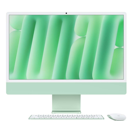 Apple iMac 24" (M4 10C CPU, 10C GPU, 2024) Retina 4,5K, 16Gb, 256Gb SSD (MWUY3) Green, зеленый Apple iMac 24" (M4 10C CPU, 10C GPU, 2024) Retina 4,5K, 16Gb, 256Gb SSD (MWUY3) Green, зеленый