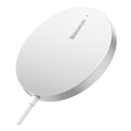 Беспроводное зарядное устройство Baseus Simple Mini3 Magnetic Wireless Charger 15W CCJJ040012 (BS-W529) White, белый Беспроводное зарядное устройство Baseus Simple Mini3 Magnetic Wireless Charger 15W CCJJ040012 (BS-W529) White, белый