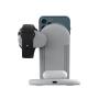 Беспроводное зарядное устройство WiWU Power Air 3в1 Wireless Charger White, белый Беспроводное зарядное устройство WiWU Power Air 3в1 Wireless Charger White, белый