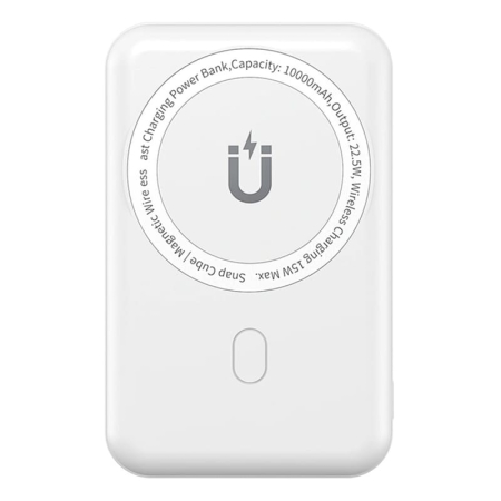 Внешний аккумулятор WiWU Power Bank Snap Cube-SC 10000mAh 22,5 Вт White, белый