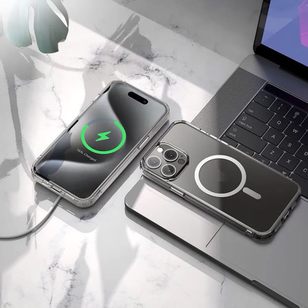 Чехол hoco. Magnetic Smartphone CASE для Apple iPhone 15 Pro Max Прозрачный Чехол hoco. Magnetic Smartphone CASE для Apple iPhone 15 Pro Max Прозрачный