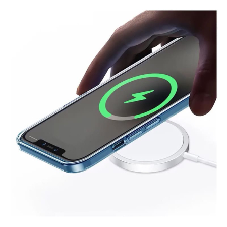 Беспроводное зарядное устройство WiWU Magnetic Wireless Everything Just Clicks 15W (Wi-W009) White, белый Беспроводное зарядное устройство WiWU Magnetic Wireless Everything Just Clicks 15W (Wi-W009) White, белый