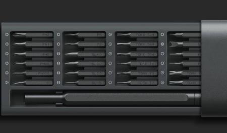 Отвертка с насадками Xiaomi Mijia Wiha Screwdriver Set 24в1 (MJJXLSD002QW) Серый Отвертка с насадками Xiaomi Mijia Wiha Screwdriver Set 24в1 (MJJXLSD002QW) Серый