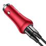Автомобильное зарядное устройство Baseus 2 USB Quick Charge 18W Gentry Series Красный Автомобильное зарядное устройство Baseus 2 USB Quick Charge 18W Gentry Series Красный