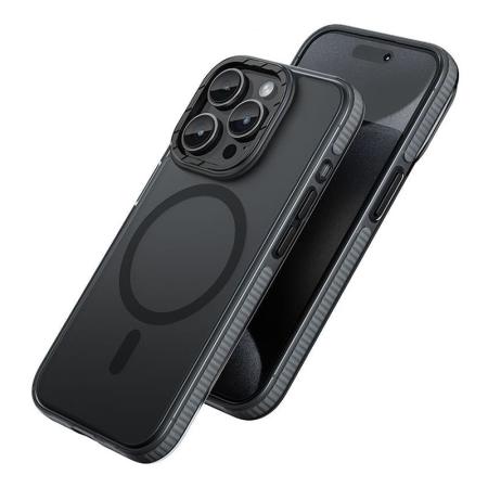 Чехол hoco. DROP PROOF Magnetic Smartphone Case для Apple iPhone 15 Pro Прозрачный черный Чехол hoco. DROP PROOF Magnetic Smartphone Case для Apple iPhone 15 Pro Прозрачный черный