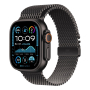 Apple Watch Ultra 2 (2024), 49 мм корпус из титана цвета «Black», ремешок Titanium Milanese Loop размера M цвета «Black» Apple Watch Ultra 2 (2024), 49 мм корпус из титана цвета «Black», ремешок Titanium Milanese Loop размера M цвета «Black»