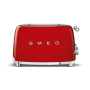 Тостер на 4 ломтика SMEG 50s style (TSF03RDEU) Красный Тостер на 4 ломтика SMEG 50s style (TSF03RDEU) Красный