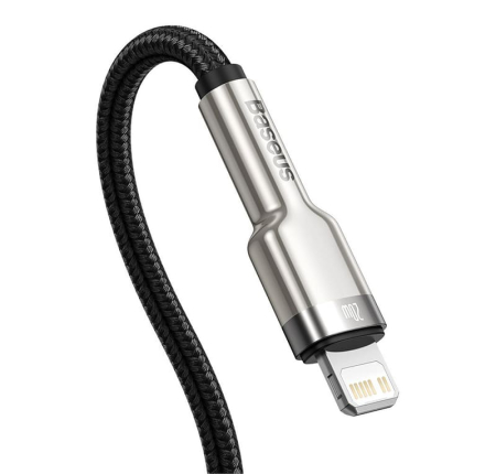 Кабель Baseus Cafule Series Metal Data Cable USB to iP 2,4A, 2 м (CALJK-B01) Чёрный Кабель Baseus Cafule Series Metal Data Cable USB to iP 2,4A, 2 м (CALJK-B01) Чёрный