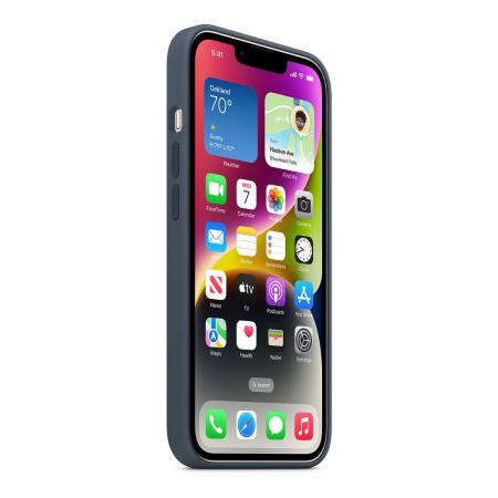 Чехол Silicone Case MagSafe для Apple iPhone 14 Синий Чехол Silicone Case MagSafe для Apple iPhone 14 Синий