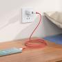 Кабель hoco. Fast charging data cable разъем Type-C – Type-C, 1 м (X70) Красный Кабель hoco. Fast charging data cable разъем Type-C – Type-C, 1 м (X70) Красный