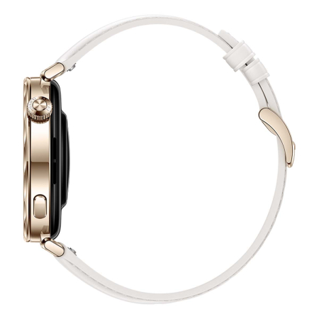 Часы HUAWEI Watch GT 5 Gold, 41 мм, цвет корпуса золотистый, цвет ремешка белый Часы HUAWEI Watch GT 5 Gold, 41 мм, цвет корпуса золотистый, цвет ремешка белый