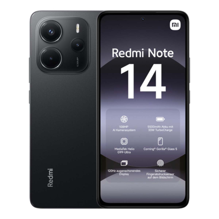 Xiaomi Redmi Note 14 6/128Gb Midnight Black, чёрный Xiaomi Redmi Note 14 6/128Gb Midnight Black, чёрный