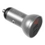 Автомобильное ЗУ 2xUSB Baseus Digital Display VCBXA-S (CCBX-0S) Серый Автомобильное ЗУ 2xUSB Baseus Digital Display VCBXA-S (CCBX-0S) Серый