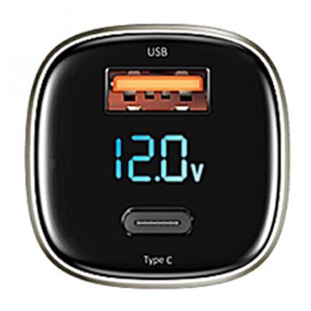 Автомобильное зарядное устройство WiWU Car Charger (PC500) Серый Автомобильное зарядное устройство WiWU Car Charger (PC500) Серый