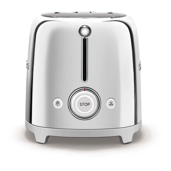 Тостер на 4 ломтика SMEG 50s style (TSF02SSEU) Хром